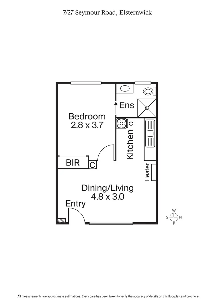 Floorplan of Homely apartment listing, 7/27 Seymour Road, Elsternwick VIC 3185
