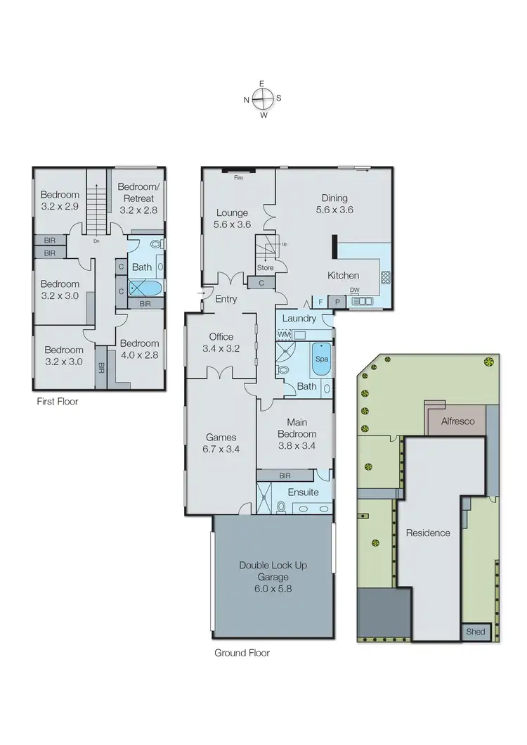 Floorplan of Homely house listing, 75 Blackwood Avenue, Mentone VIC 3194