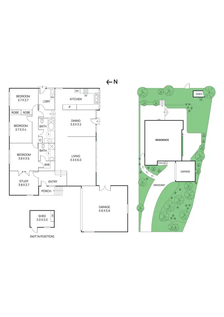 Floorplan of Homely house listing, 6 Yurana Court, St Helena VIC 3088