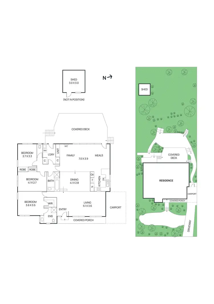 Floorplan of Homely house listing, 13 Ashdale Grove, Eltham VIC 3095