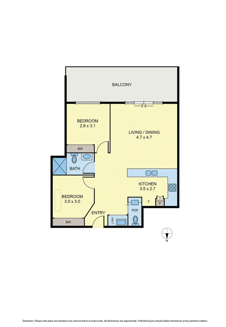 Floorplan of Homely apartment listing, 102/370 Mitcham Road, Mitcham VIC 3132