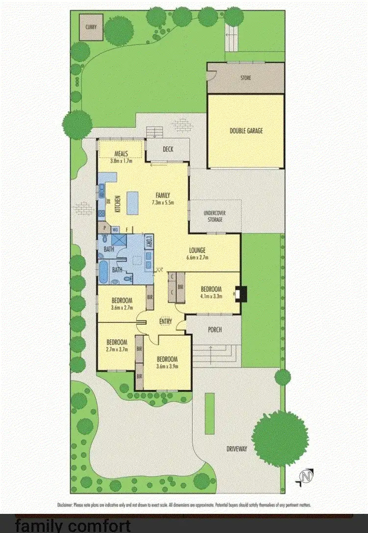 Floorplan of Homely house listing, 25 Rosalind Crescent, Blackburn VIC 3130