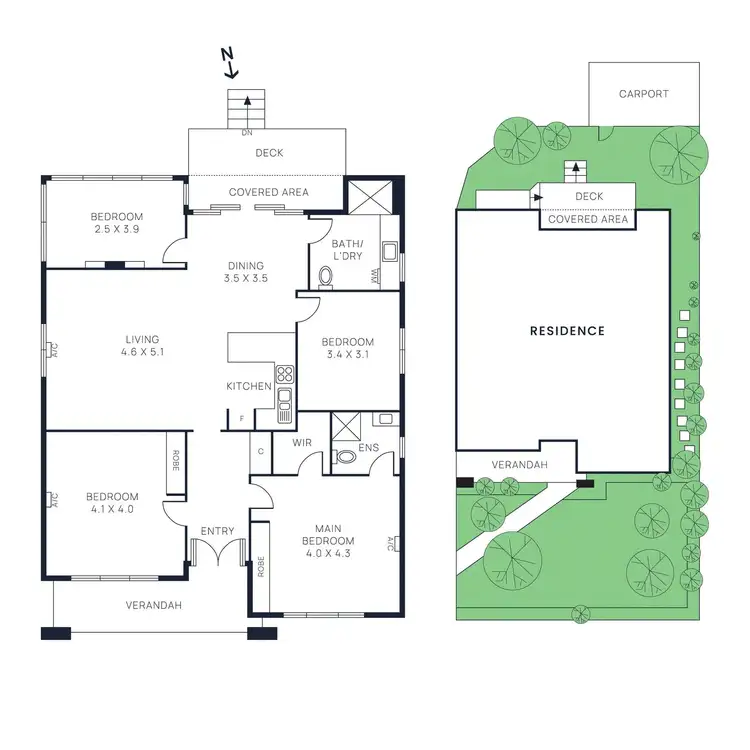 Floorplan of Homely house listing, 1/716 North Road, Ormond VIC 3204