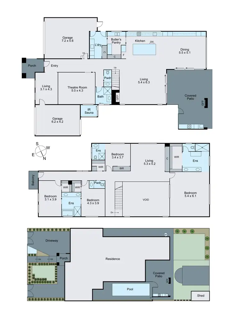 Floorplan of Homely house listing, 5 Sylvan Crescent, Ashwood VIC 3147