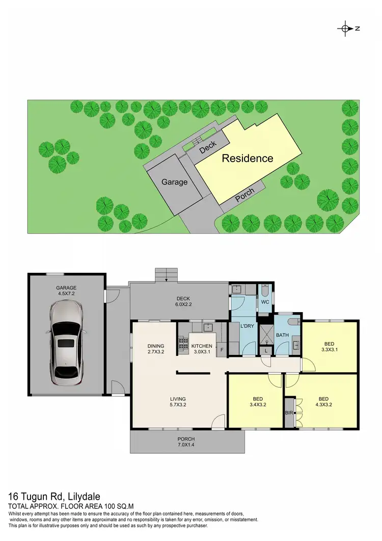 Floorplan of Homely house listing, 16 Tugun Road, Lilydale VIC 3140