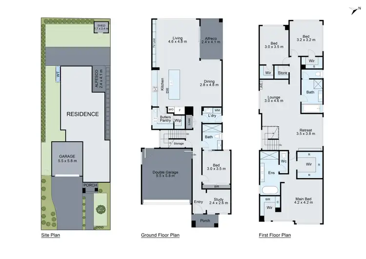 Floorplan of Homely townhouse listing, 525B Springvale Road, Glen Waverley VIC 3150