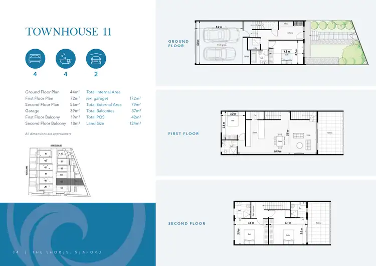 Floorplan of Homely townhouse listing, 11/67-68 Nepean Highway, Seaford VIC 3198