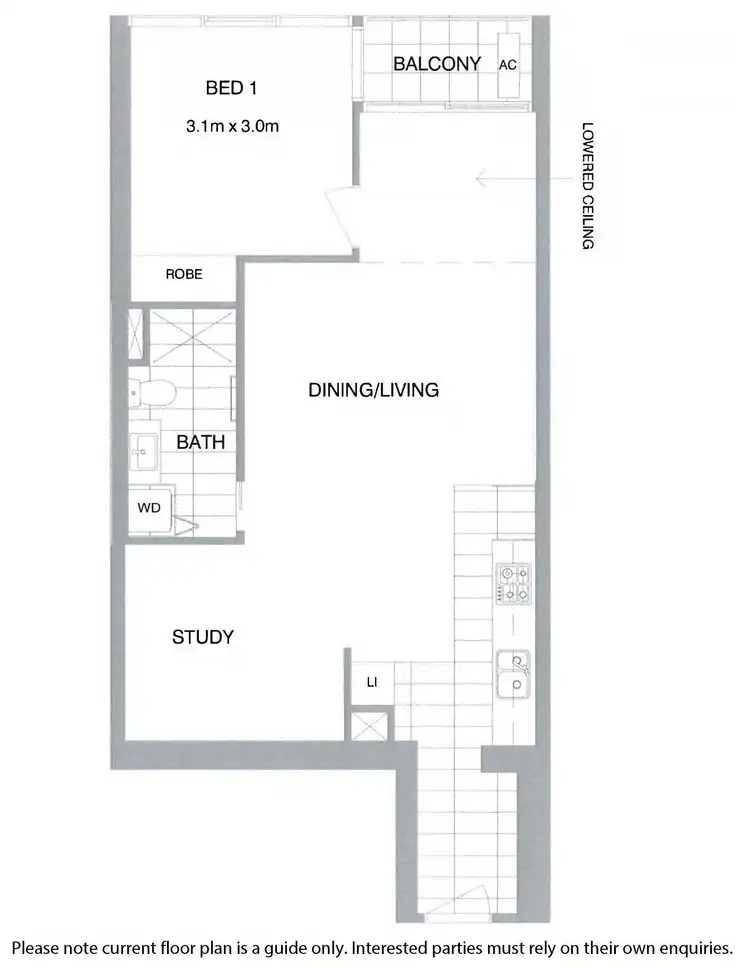 Floorplan of Homely apartment listing, 3510/601 Little Lonsdale Street, Melbourne VIC 3000