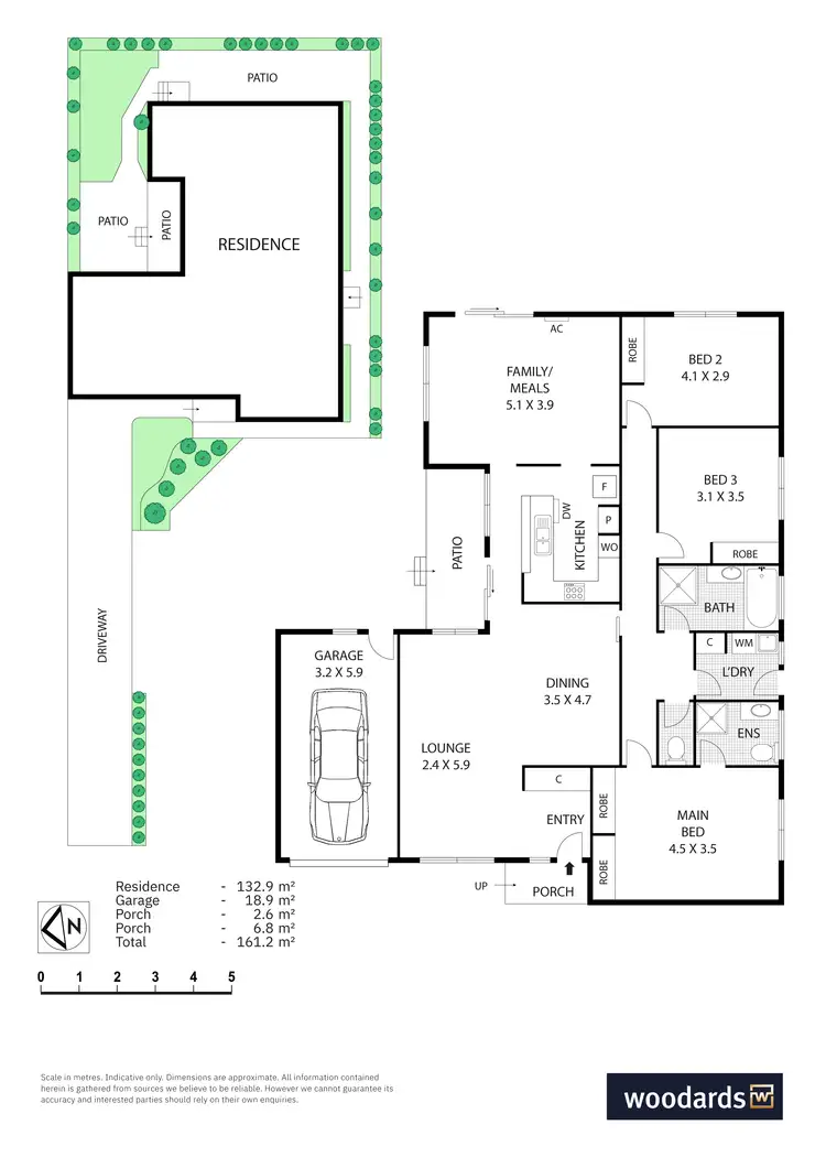 Floorplan of Homely townhouse listing, 2/30 Loranne Street, Bentleigh VIC 3204