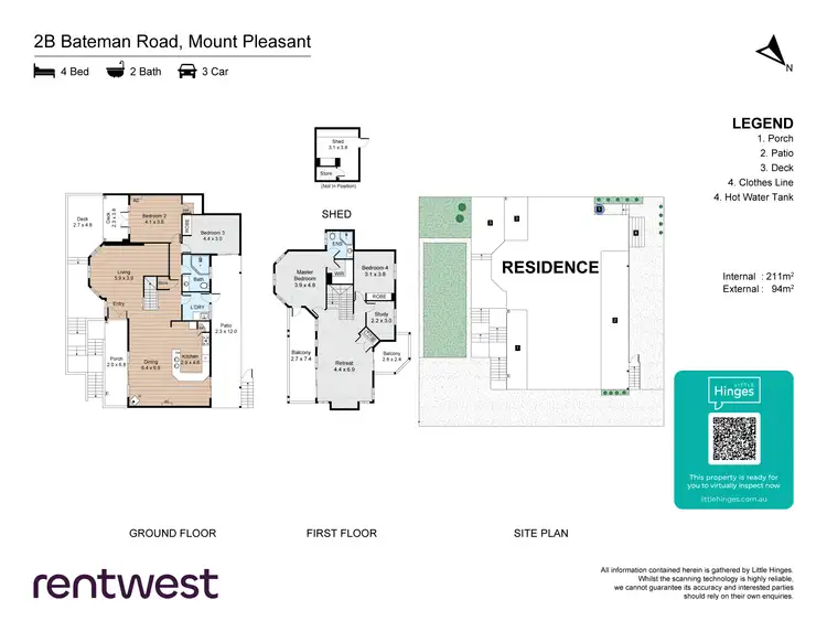 Floorplan of Homely house listing, 2B Bateman Rd, Mount Pleasant WA 6153