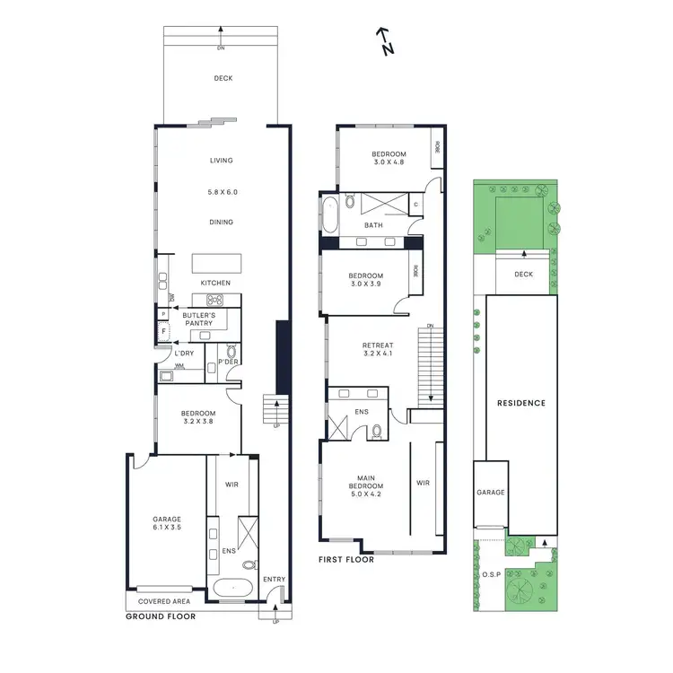 Floorplan of Homely townhouse listing, 79A Parkmore Road, Bentleigh East VIC 3165