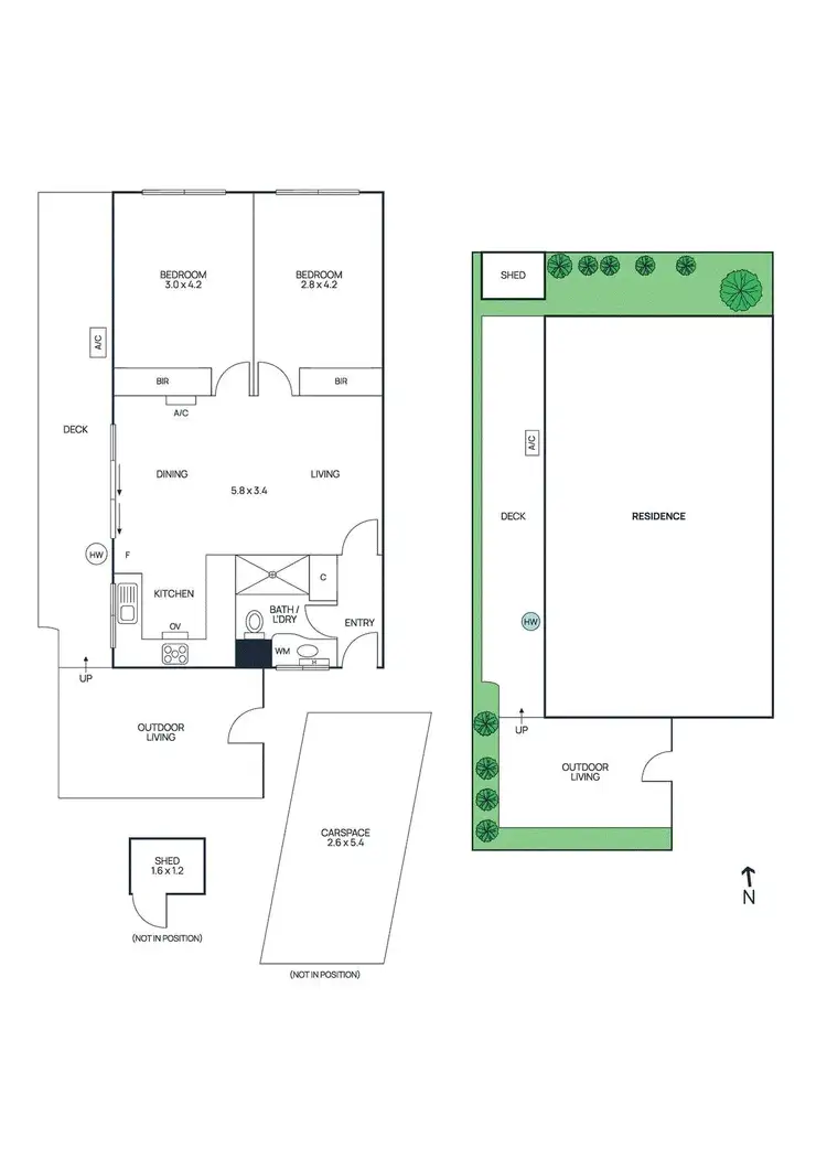 Floorplan of Homely apartment listing, 5/58 Mason Street, Newport VIC 3015