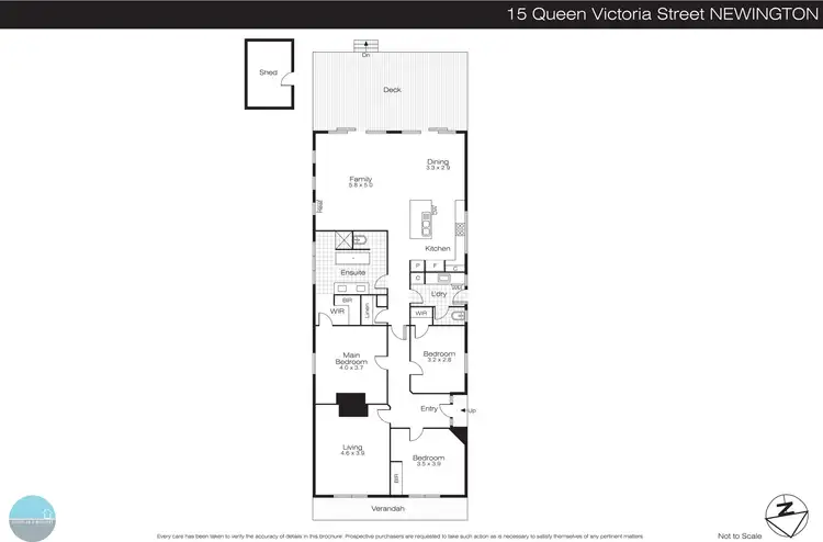 Floorplan of Homely house listing, 15 Queen Victoria Street, Newington VIC 3350