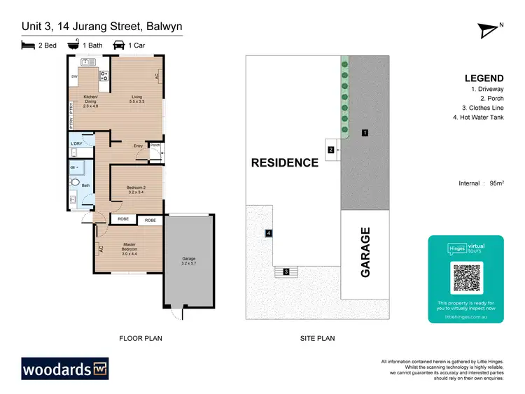 Floorplan of Homely unit listing, 3/14 Jurang Street, Balwyn VIC 3103