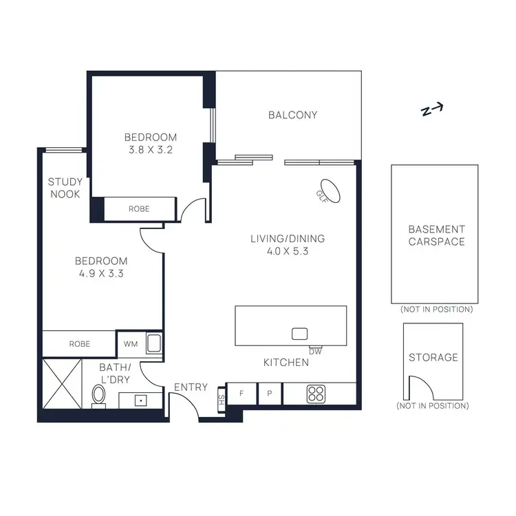 Floorplan of Homely apartment listing, 104/39 Head Street, Brighton VIC 3186