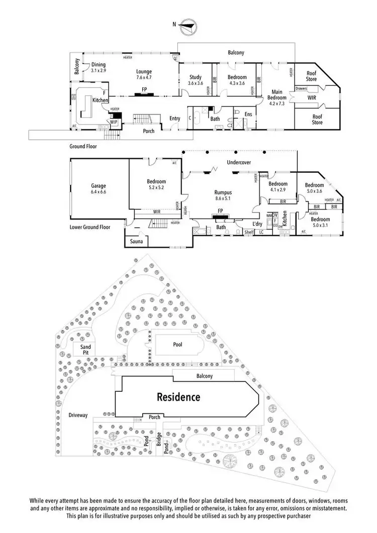Floorplan of Homely house listing, 30 Outlook Drive, Eaglemont VIC 3084