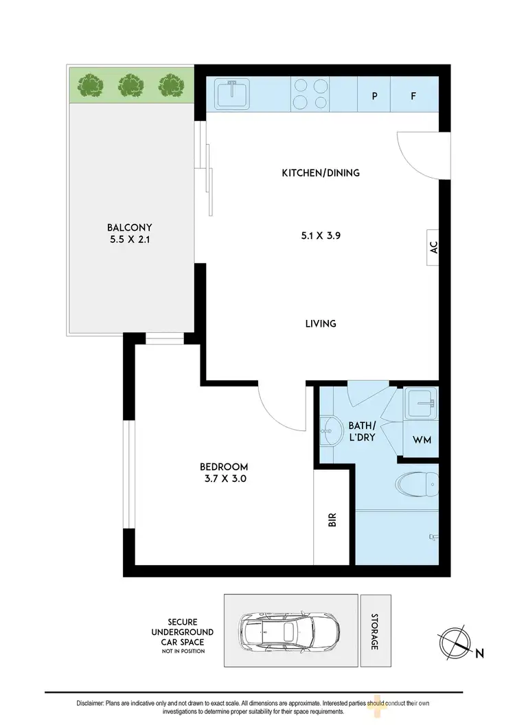 Floorplan of Homely apartment listing, 108/310 Station Street, Chelsea VIC 3196