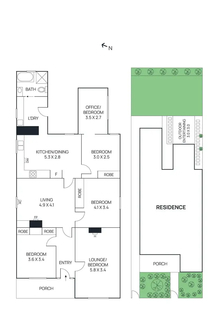 Floorplan of Homely house listing, 32 Power Street, Williamstown VIC 3016