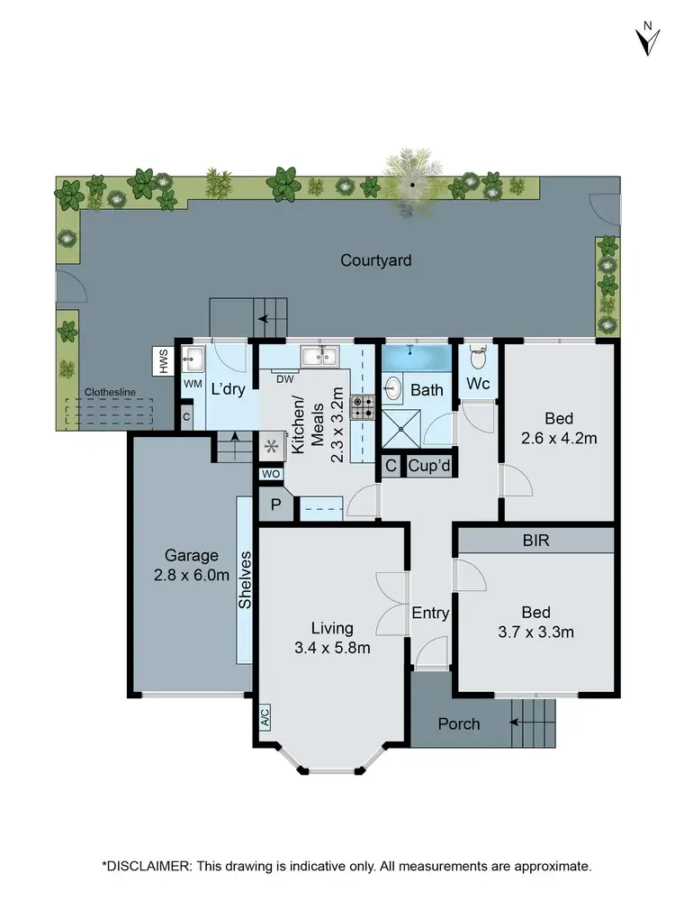 Floorplan of Homely unit listing, 3/29 Ashburn Grove, Ashburton VIC 3147