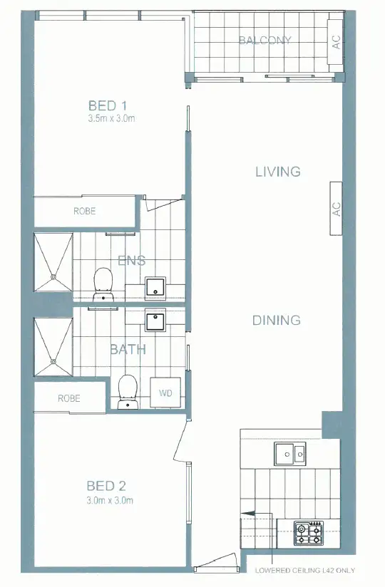 Floorplan of Homely apartment listing, 3510/241 City Road, Southbank VIC 3006