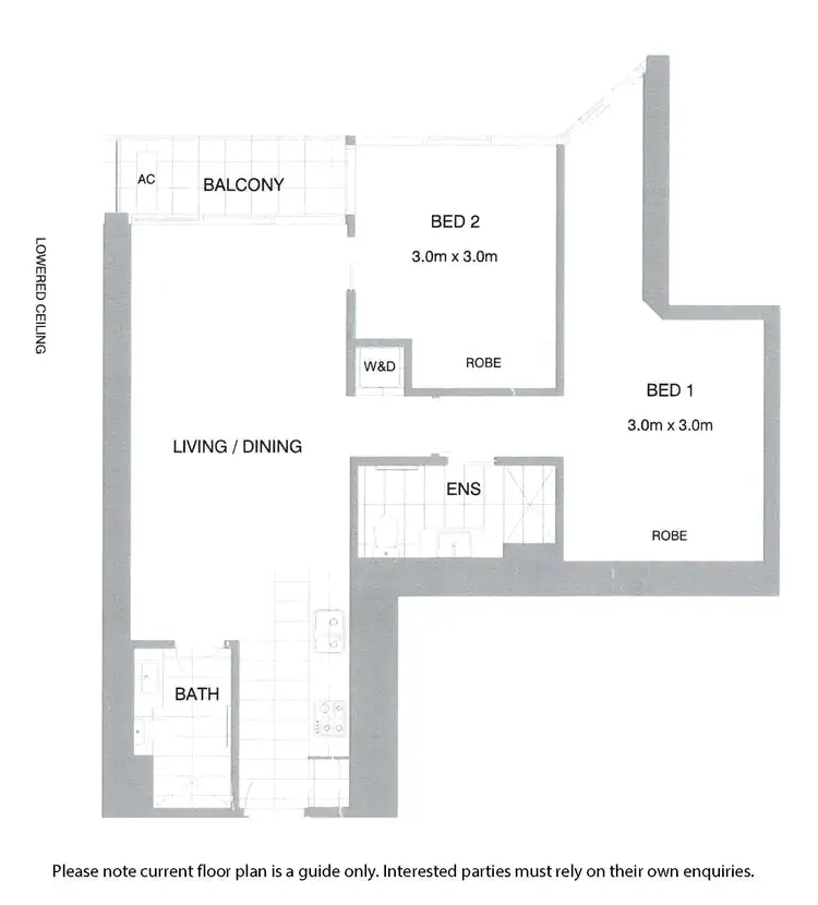 Floorplan of Homely apartment listing, 3402/1 Balston Street, Southbank VIC 3006