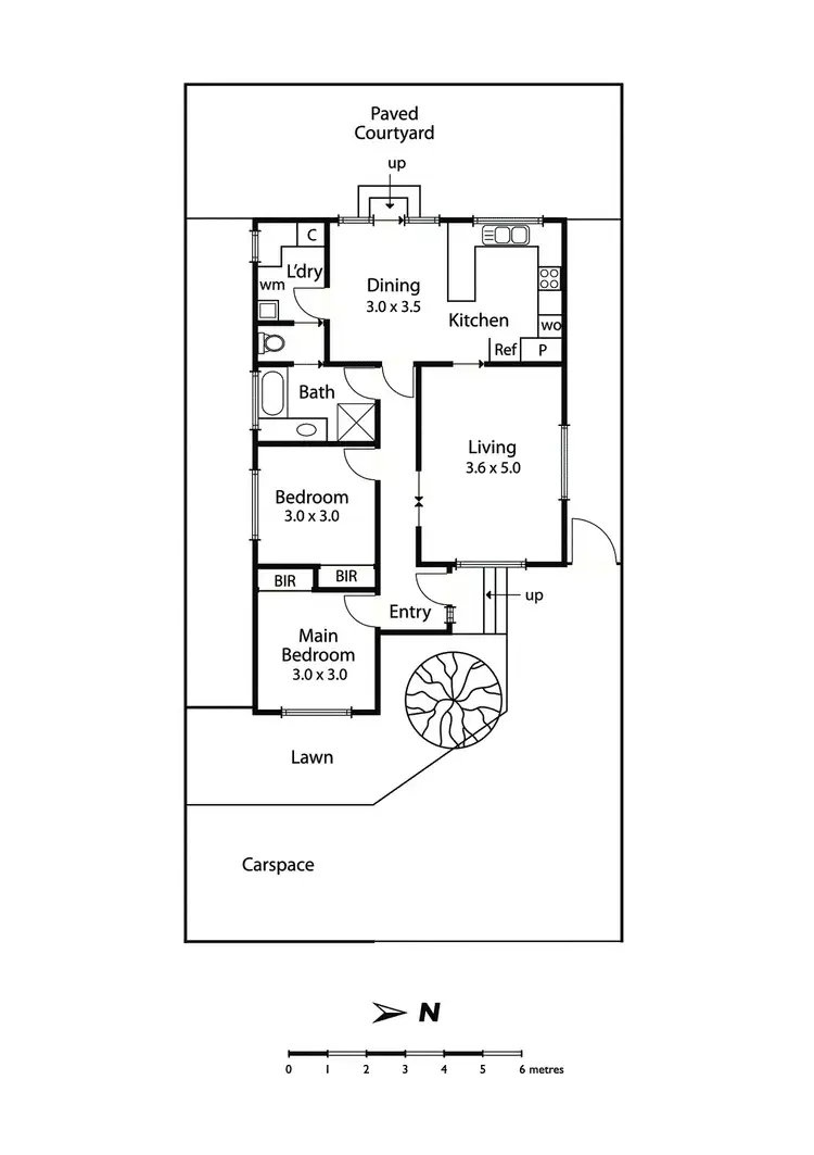 Floorplan of Homely unit listing, 2/269 Tucker Road, Ormond VIC 3204