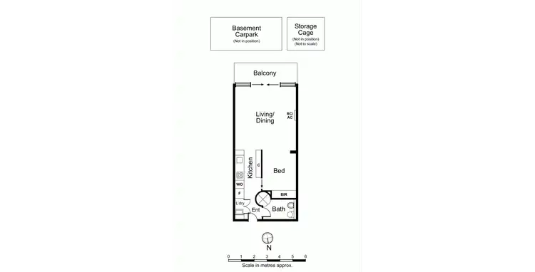 Floorplan of Homely apartment listing, 506/7 King Street, Prahran VIC 3181