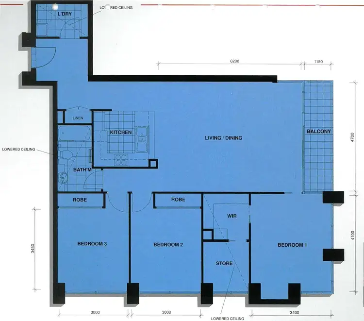 Floorplan of Homely apartment listing, 185/88 Kavanagh Street, Southbank VIC 3006