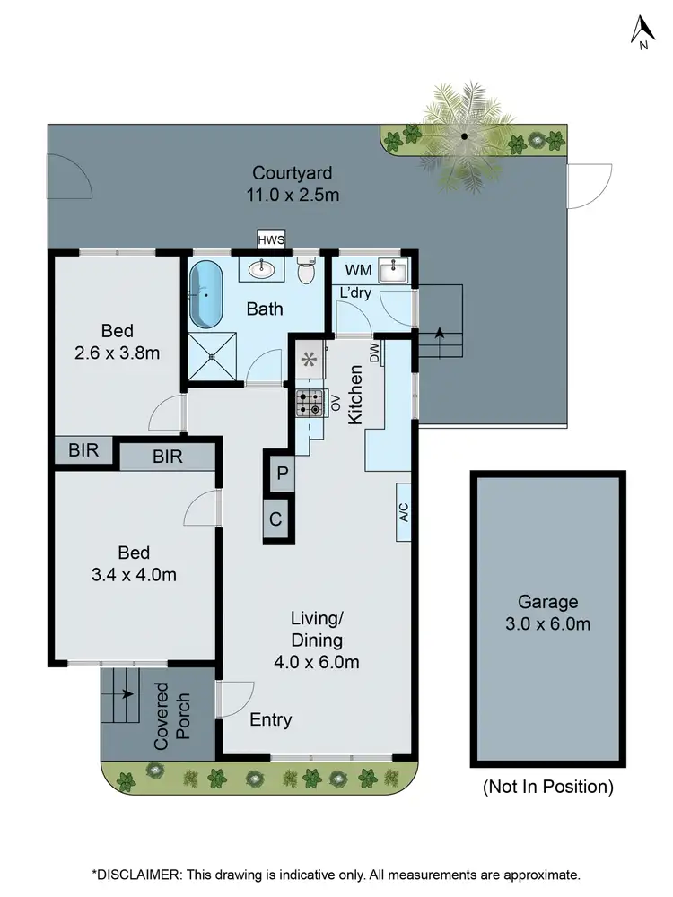 Floorplan of Homely unit listing, 3/430 Warrigal Road, Ashburton VIC 3147