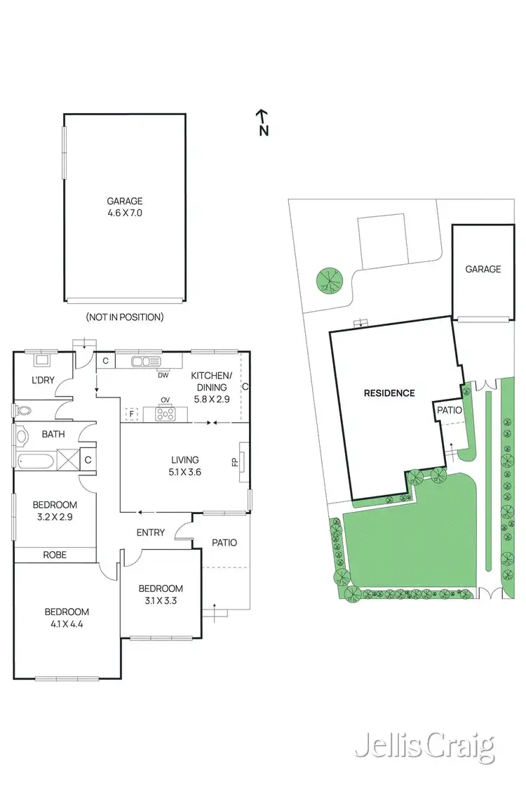 Floorplan of Homely house listing, 32 Club Avenue, Kingsbury VIC 3083