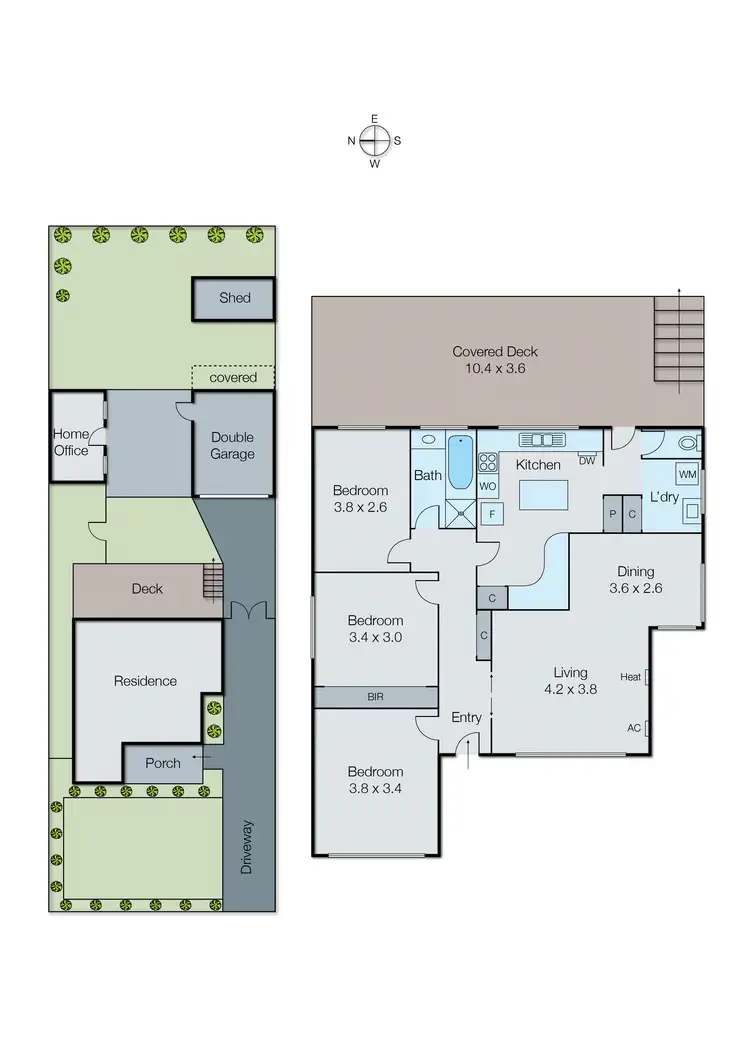 Floorplan of Homely house listing, 52 Herald Street, Cheltenham VIC 3192