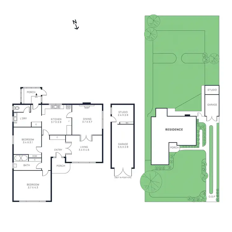 Floorplan of Homely house listing, 10 Chauvel Street, Bentleigh East VIC 3165