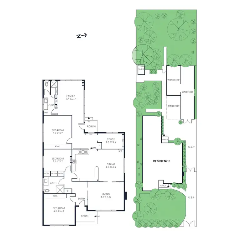 Floorplan of Homely house listing, 39 Browns Road, Bentleigh East VIC 3165