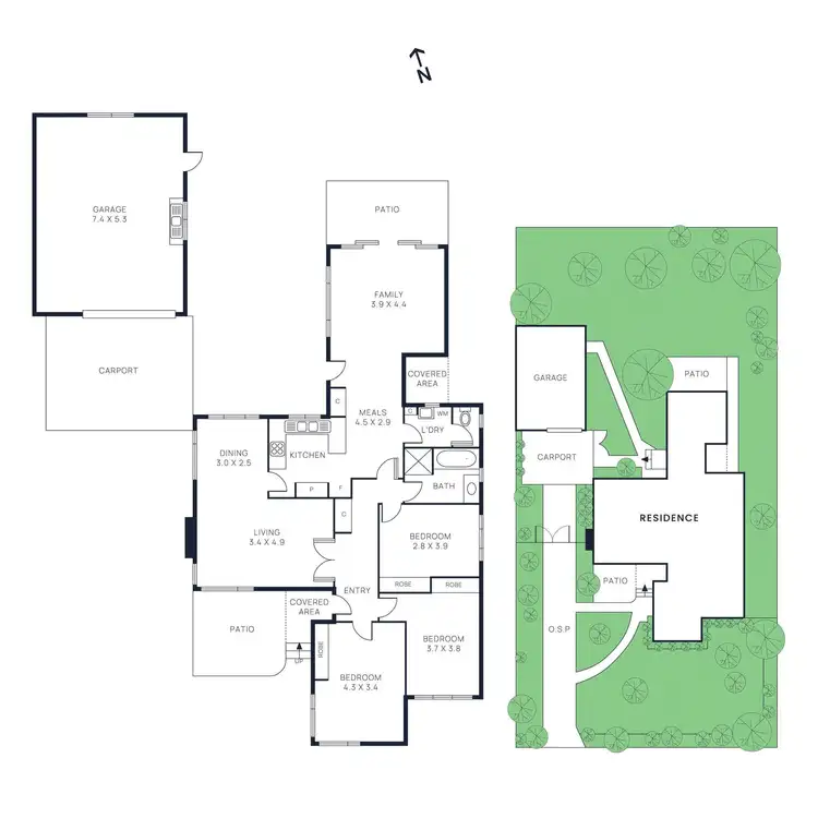 Floorplan of Homely house listing, 7 Deakin Street, Bentleigh East VIC 3165