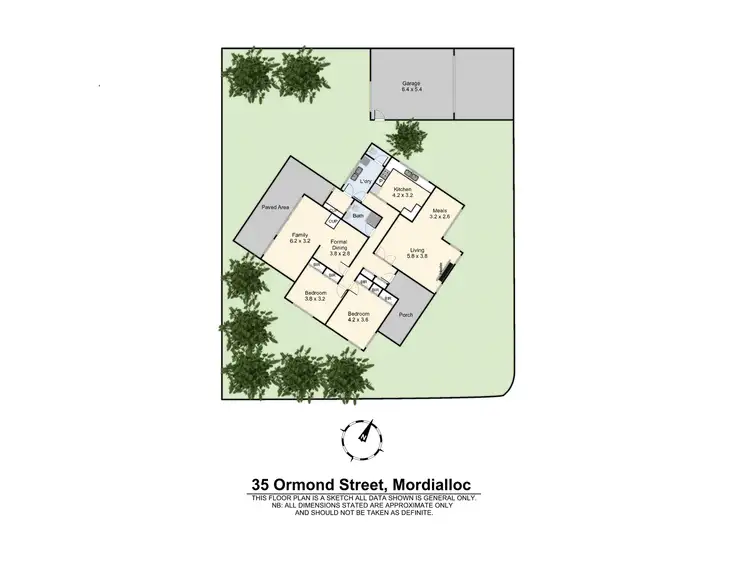 Floorplan of Homely house listing, 35 Ormond Street, Mordialloc VIC 3195