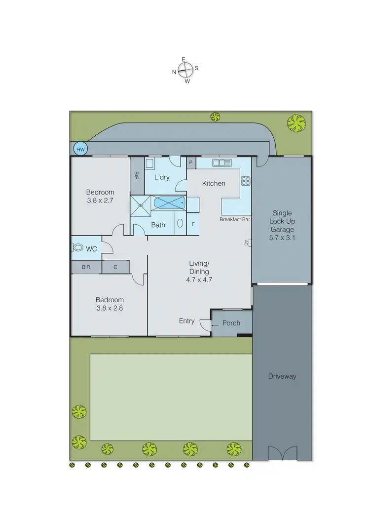 Floorplan of Homely unit listing, 11/48 Plummer Road, Mentone VIC 3194