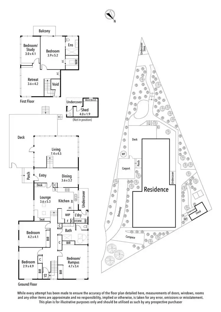 Floorplan of Homely house listing, 4 Caerleon Court, Eaglemont VIC 3084