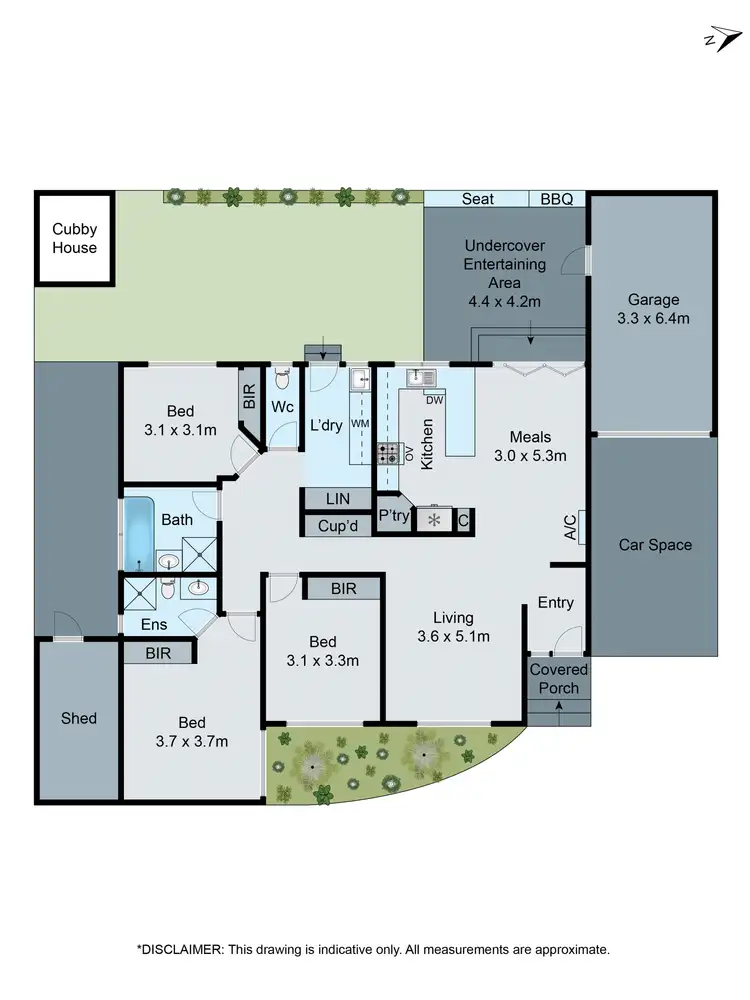 Floorplan of Homely unit listing, 2/67 Carmichael Road, Oakleigh East VIC 3166