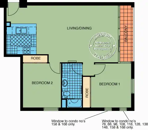 Floorplan of Homely apartment listing, 178/38 Kavanagh Street, Southbank VIC 3006
