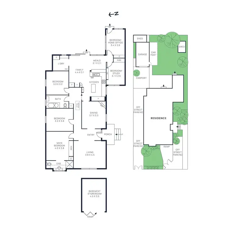 Floorplan of Homely house listing, 6 Donaldson Street, Bentleigh VIC 3204