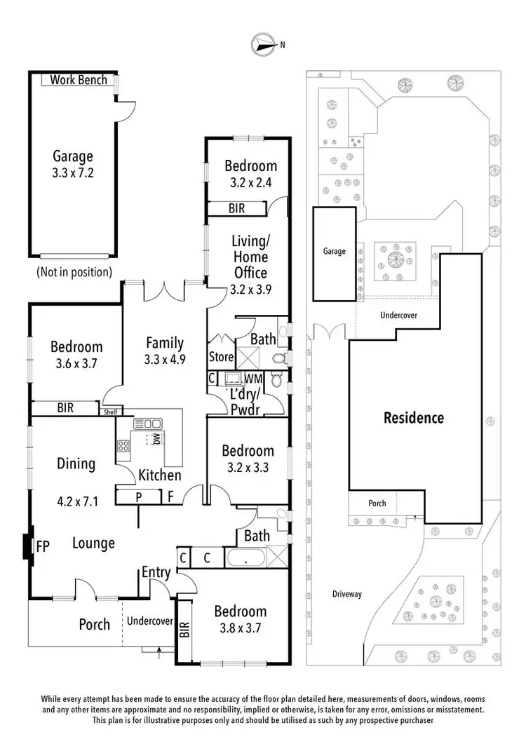 Floorplan of Homely house listing, 207 Waiora Road, Heidelberg Heights VIC 3081