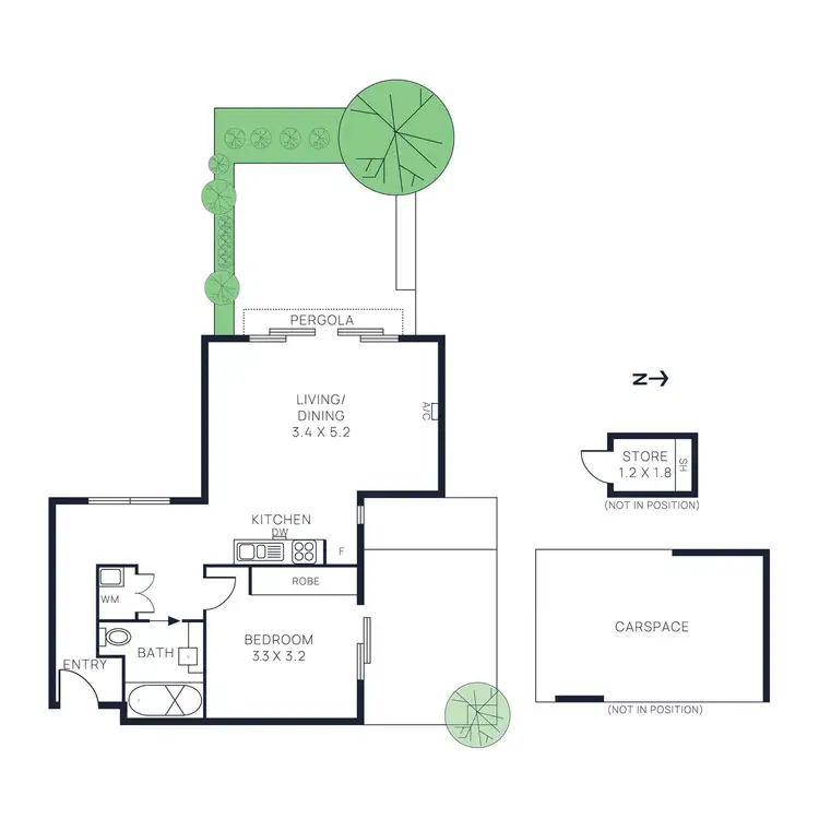 Floorplan of Homely apartment listing, 2/15 Truganini Road, Carnegie VIC 3163