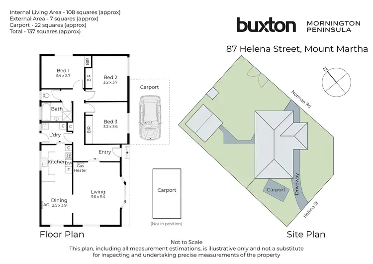 Floorplan of Homely house listing, 87 Helena Street, Mount Martha VIC 3934
