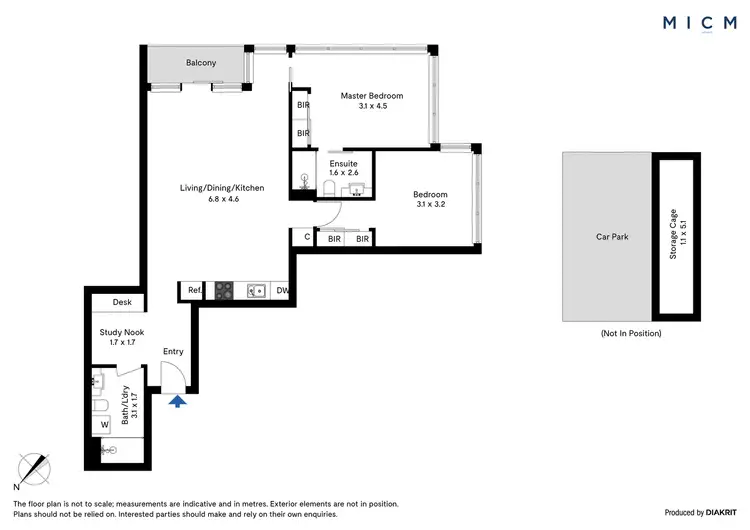 Floorplan of Homely apartment listing, 3913/151 City Road, Southbank VIC 3006
