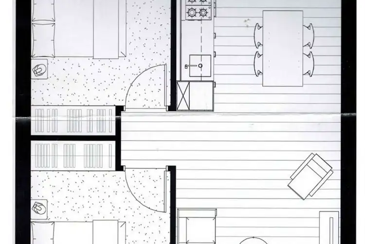 Floorplan of Homely apartment listing, 105/427 Hampton Street, Hampton VIC 3188