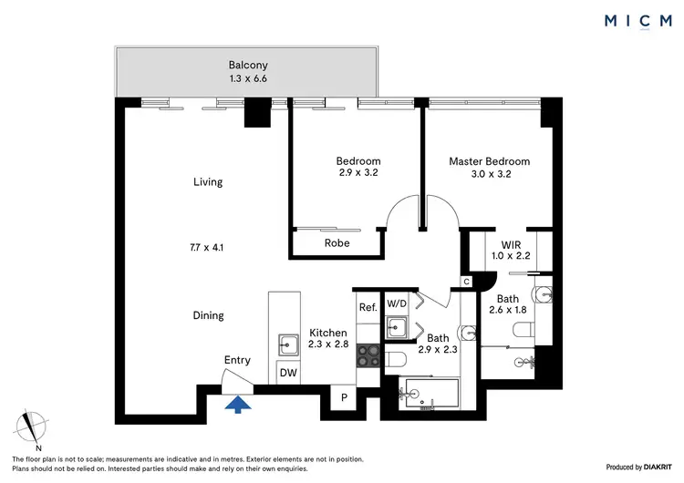 Floorplan of Homely apartment listing, 118/28 Southgate Avenue, Southbank VIC 3006