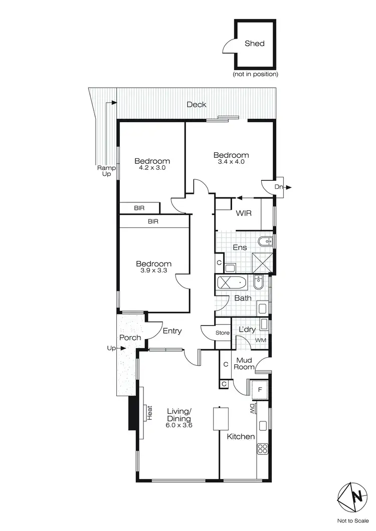 Floorplan of Homely house listing, 21 Durham Street, Newington VIC 3350