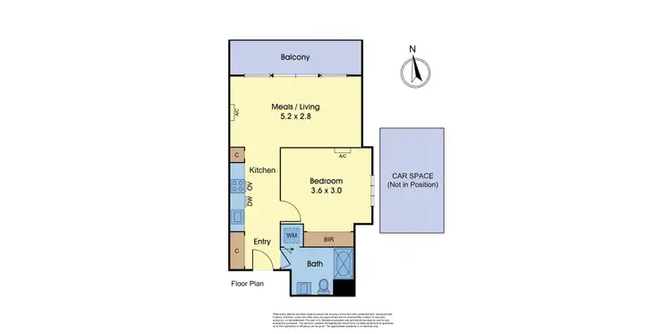 Floorplan of Homely apartment listing, 212/1 Grosvenor Street, Doncaster VIC 3108