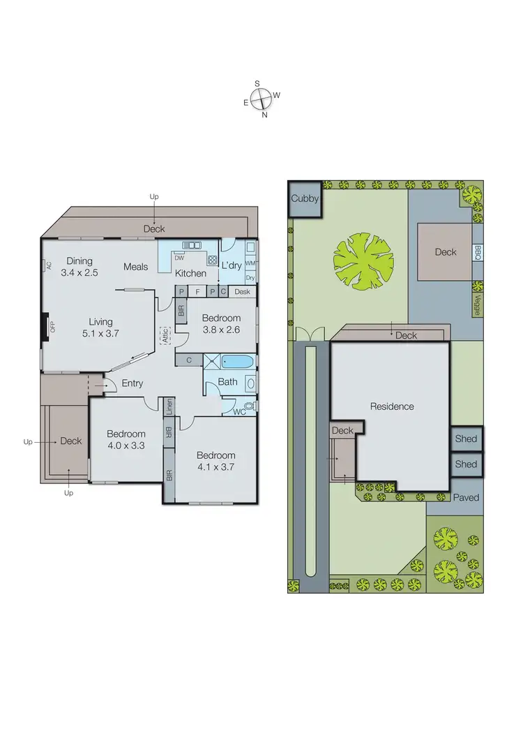 Floorplan of Homely house listing, 52 Robert Street, Parkdale VIC 3195