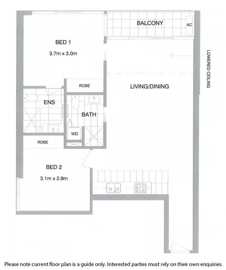 Floorplan of Homely apartment listing, 1415/601 Little Lonsdale Street, Melbourne VIC 3000